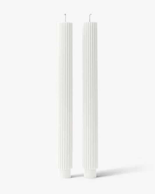 Blanc Tall Ribbed Candle
