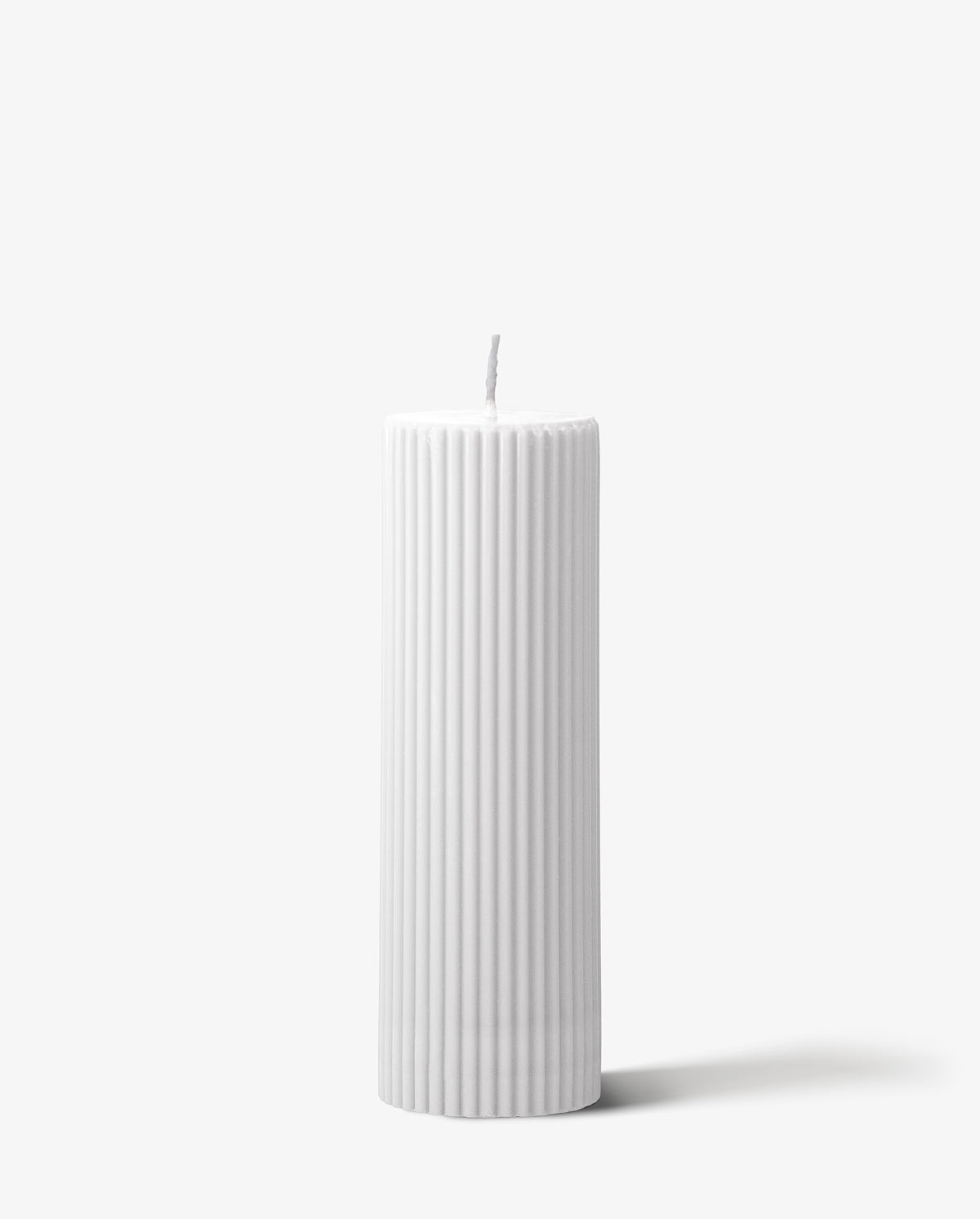 Blanc Short Ribbed Candle